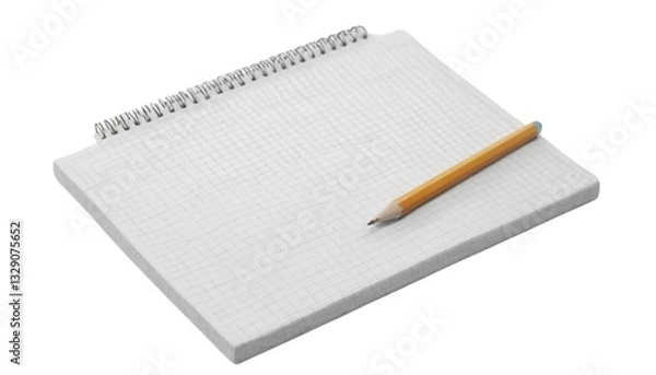 Fototapeta Notebook: Crisp, Clean, Modern Design. Perfect for Education, Business, and Personal Use.  