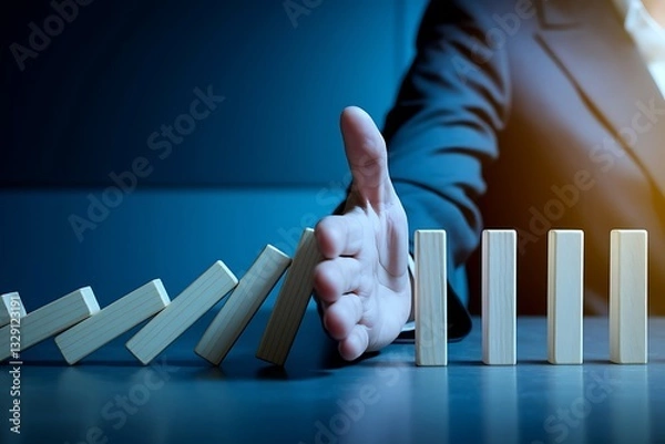 Fototapeta Corporate Risk Management Analysis with Digital Risk Prevention Interface,  risky management, risk management business, risk management process, risk management framework, enterprise risk management
