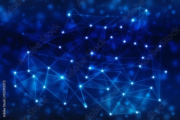 Fototapeta Abstract technology background