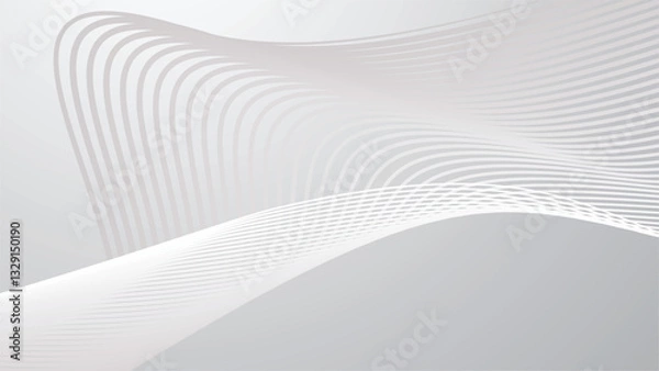 Obraz Grey abstract background with stripes line for backdrop or presentation