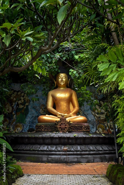 Obraz golden buddha statue