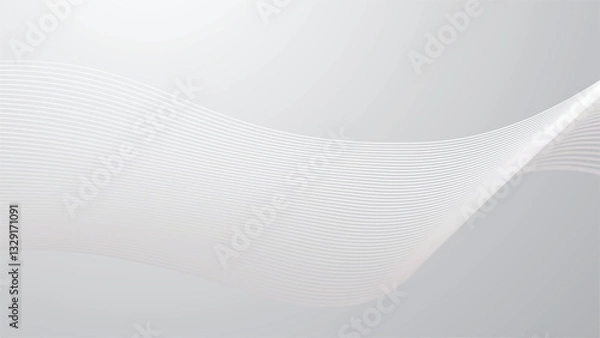 Obraz Grey abstract background with stripes line for backdrop or presentation