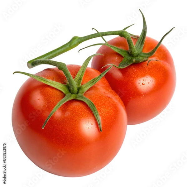 Obraz tomatoes isolated on white background