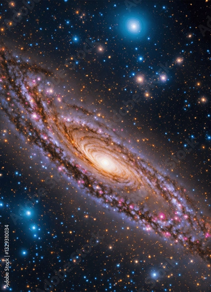 Obraz abstract space background