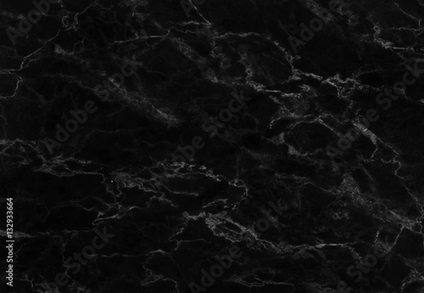 Fototapeta black marble texture abstract background pattern