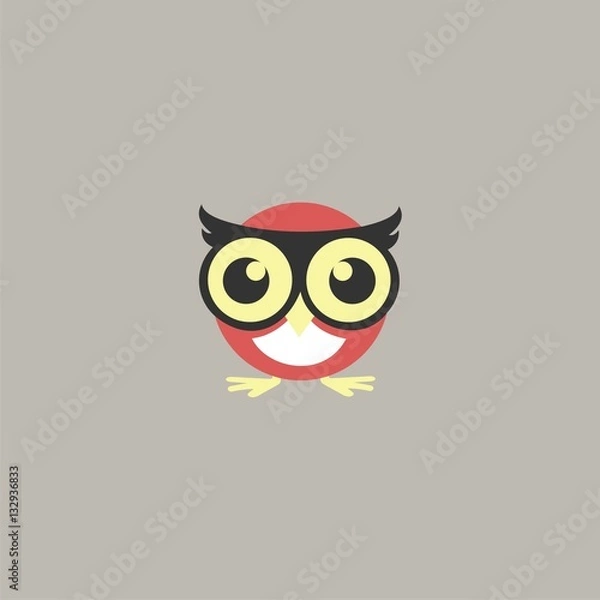 Fototapeta owl flat