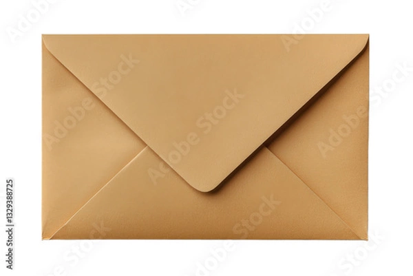 Obraz A plain brown envelope featuring a classic flap design