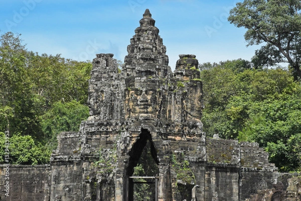 Obraz Entrance to the ancient temple sin Cambodia
