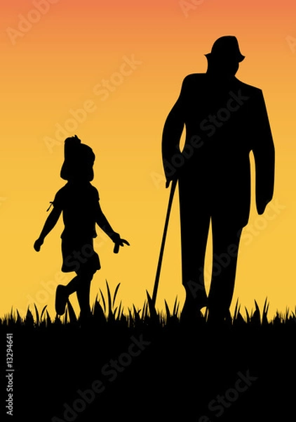 Obraz Playing in the field