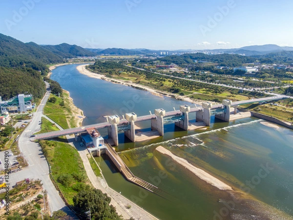 Obraz 충남 공주시 금강 공주보