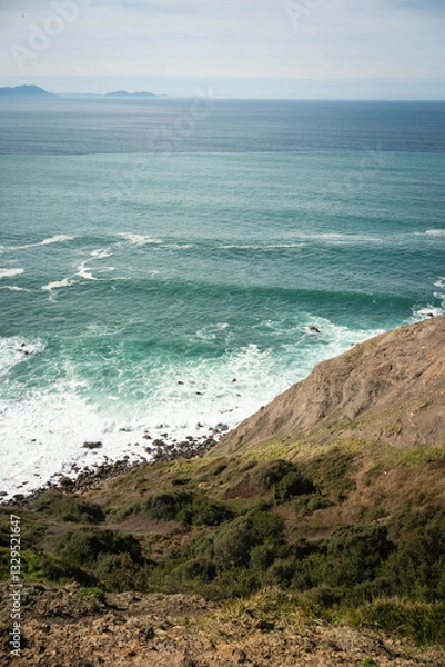 Fototapeta waves and rocks