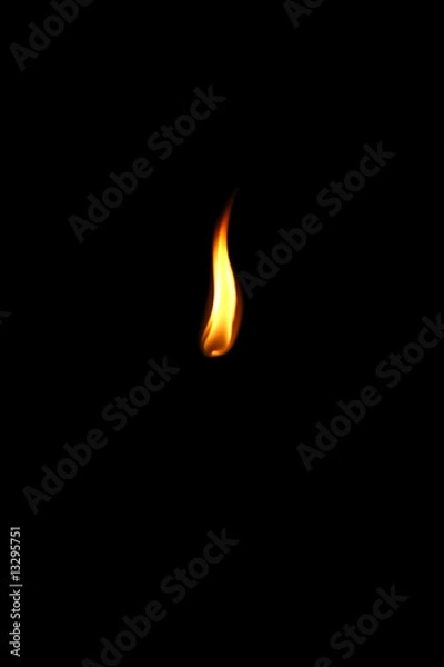 Fototapeta single flame