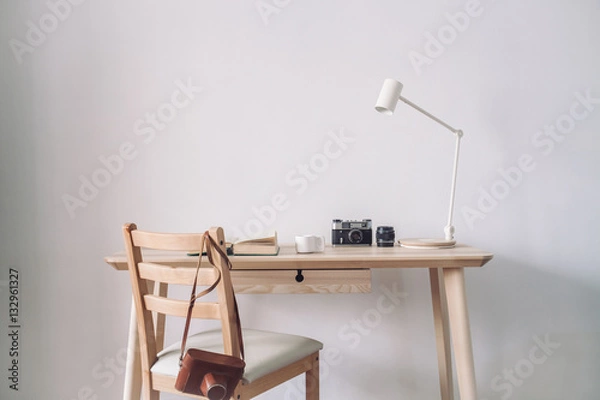 Obraz Opened book on the desk