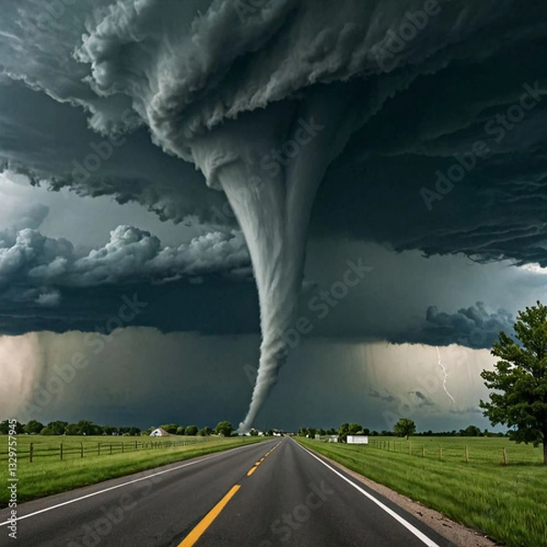Obraz tornado -Generative AI