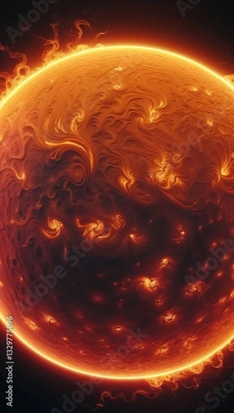 Fototapeta Sunlit Patches: Oil Paint Style Bringing Warmth, Texture, and Vibrancy to Life