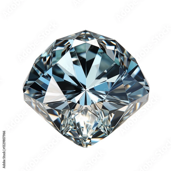Fototapeta  Crystal diamond gemstone object isolated on a transparent background png
