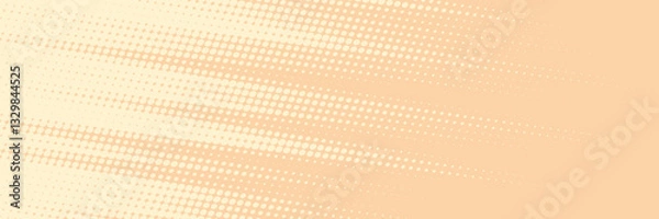 Fototapeta Abstract dots halftone brown color pattern gradient texture background