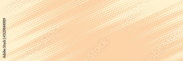 Obraz Abstract dots halftone brown color pattern gradient texture background