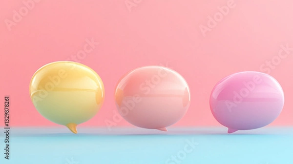 Obraz easter eggs on a pink background