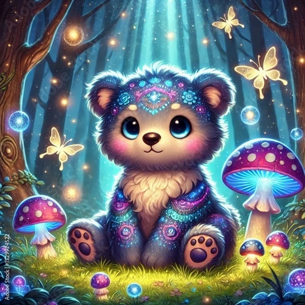 Obraz Enchanted Forest Bear