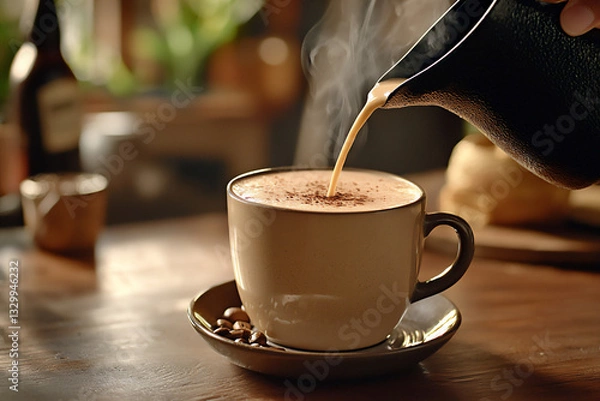 Obraz  pouring champurrado