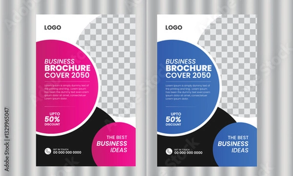 Obraz Creative and modern flyer design for print