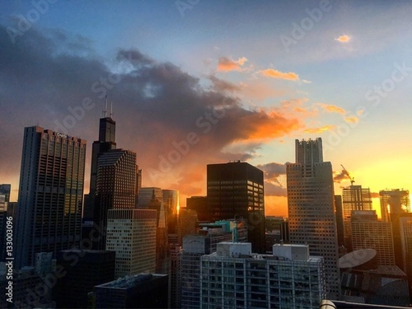Obraz City Sunset