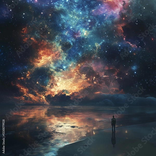 Fototapeta Lost in the Infinity of the Universe