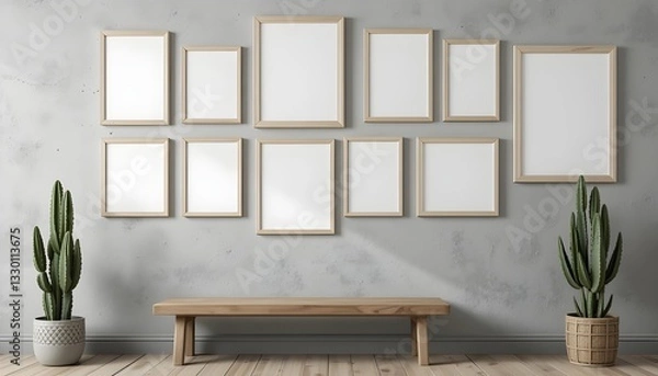 Obraz Multiple frame arranged on wall