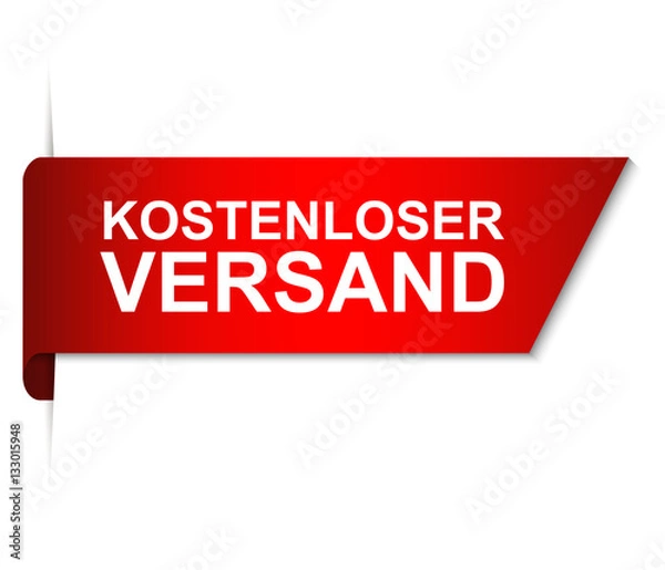 Obraz Kostenloer Verand - rotes Lesezeichen