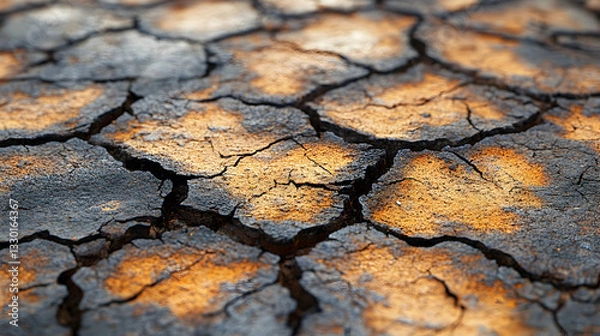 Obraz Dried, cracked earth (3)