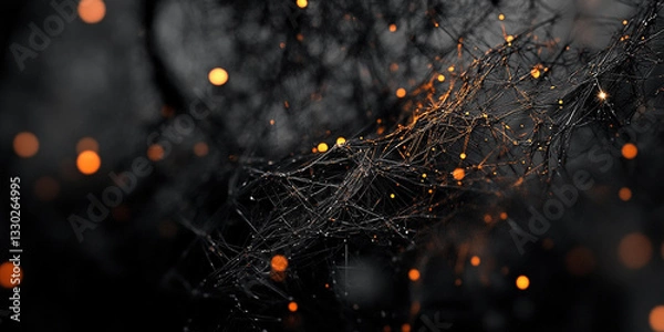 Obraz Dark and black background