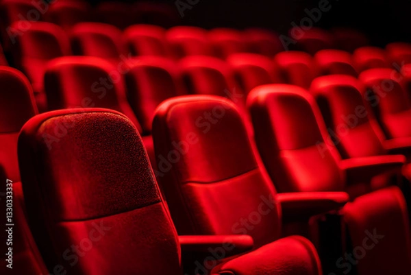 Fototapeta Comfortable modern seating indoors created with generative ai design