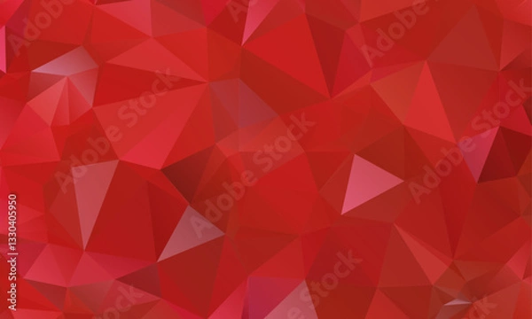 Fototapeta abstract red triangle background