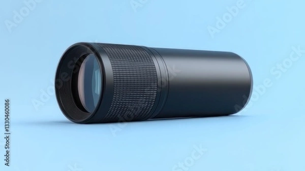 Fototapeta Close-up of a black camera lens