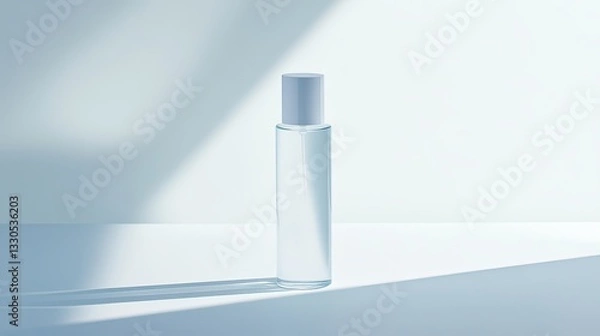 Fototapeta Refreshing beauty product showcase studio setting bottle photography minimalist design