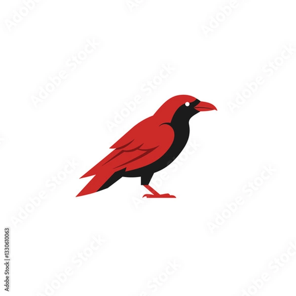 Fototapeta Minimalist Flat Animal & Bird Logo Set – Modern Vector Design Collection