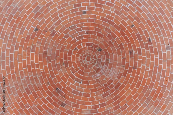 Fototapeta Round stone pavement pattern