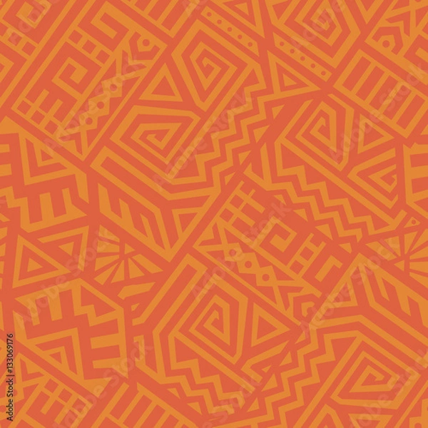 Fototapeta Aztec Vector Seamless Pattern