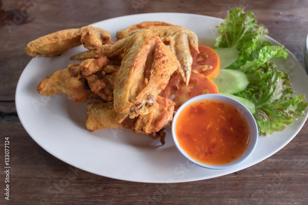 Obraz chicken wings salt Fried