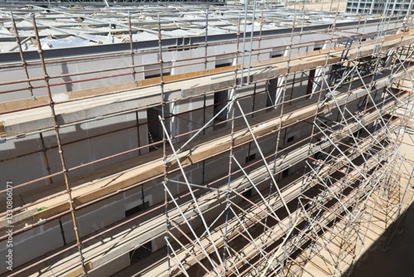 Obraz construction site in hong kong