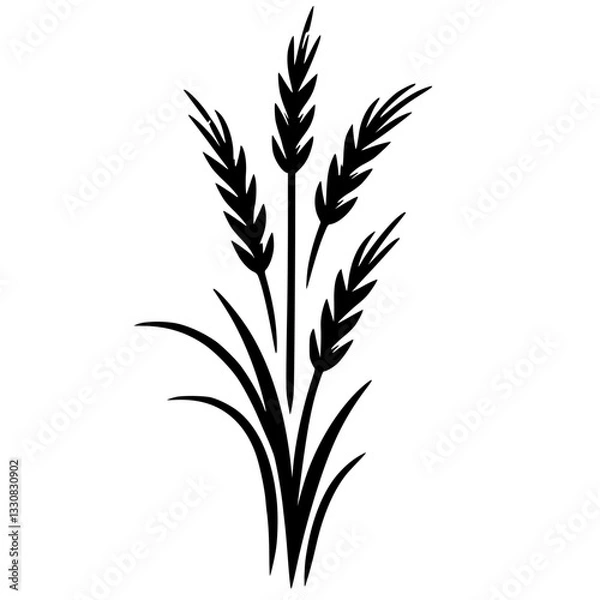 Obraz Silhouette of the grass