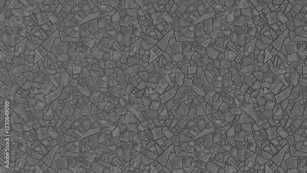 Fototapeta Stone Wall pattern gray background