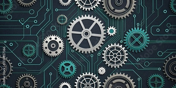 Fototapeta textured background with different geometric patterns	