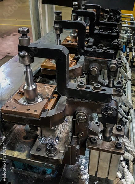 Obraz Spare part of spot welding nut machine of automotive parts industry 