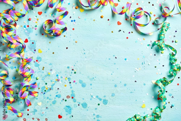 Obraz Świąteczna granica lub karnawał