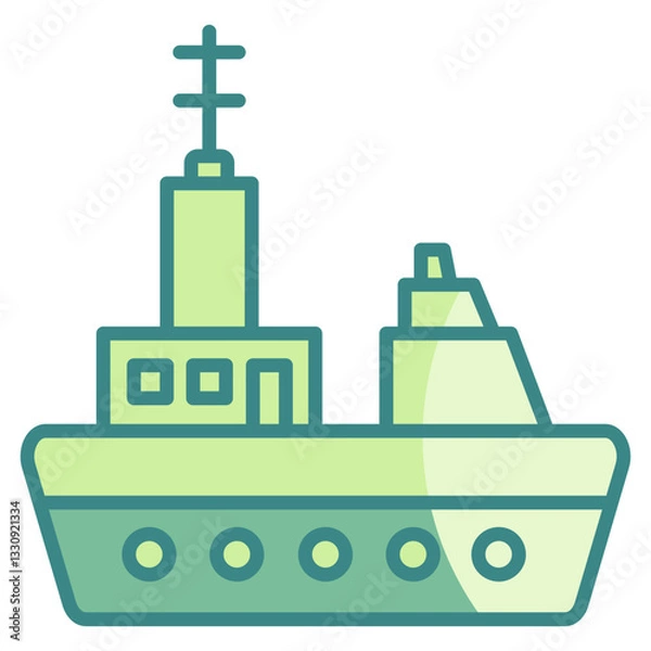 Fototapeta Ship  Icon Element For Design
