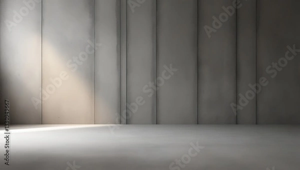 Fototapeta Empty room cement grey texture background. Modern room