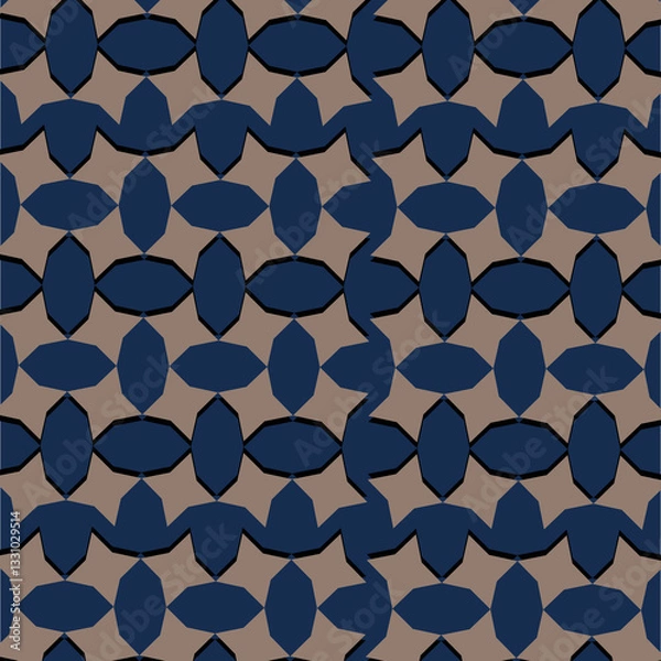 Obraz abstract geometric seamless pattern vector