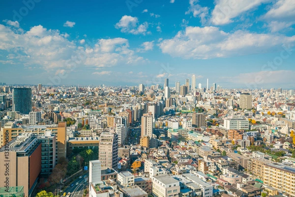 Obraz Downtown Tokyo skyline